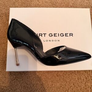 Kurt Geiger London Bond Heels - Black Patent Leather - Size 6